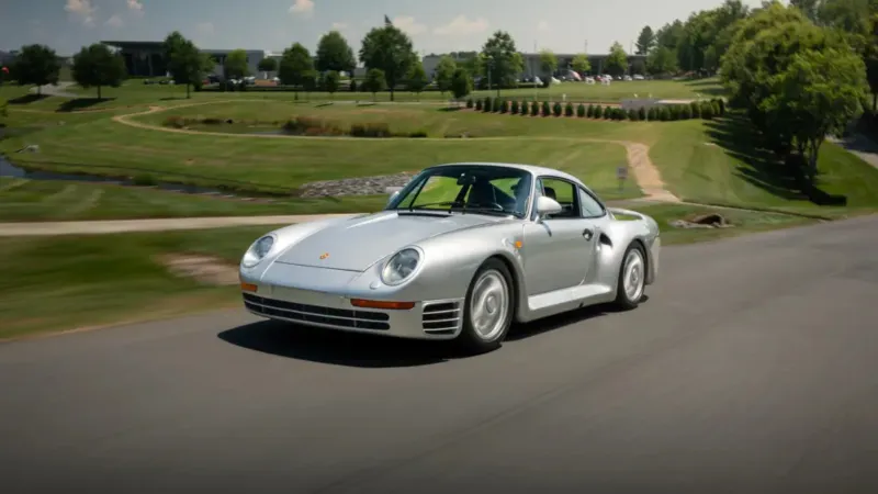 عودة أسطورة الثمانينيات.. بورشه 959 Komfort تُعرض في مزاد مونتيري بسعر قياسي