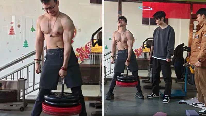 صيني يدخل موسوعة غينيس في رفع الأثقال بإصبع واحد (فيديو)