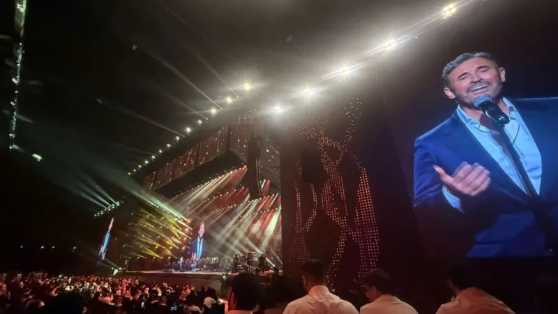 كاظم الساهر يختتم واحدة من أبرز حفلات موسم جدة 2025 (فيديو)