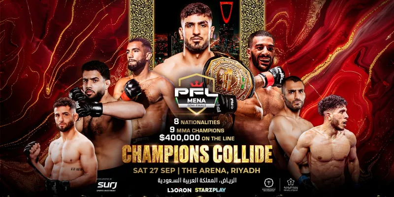 الرياض تستعد لليلة الحسم: تعرف على تفاصيل نصف نهائيات PFL MENA 2025