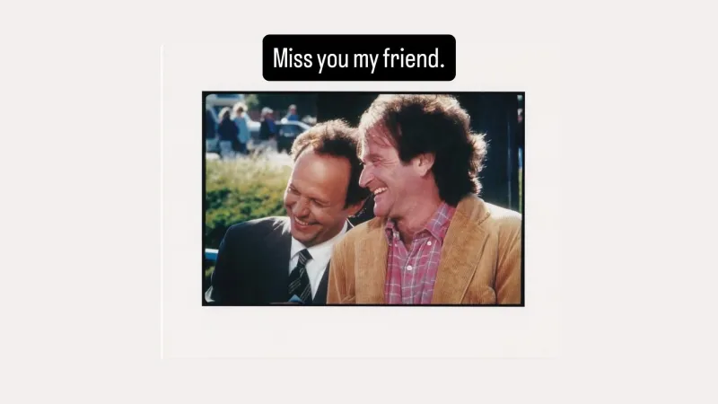 بيلي كريستال يحيي ذكرى صديقه الراحل روبن ويليامز بصورة وكلمات مؤثرة