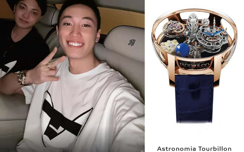 شاهد.. 5 ساعات نادرة من جاكوب آند كو في حوزة كريس وانغ