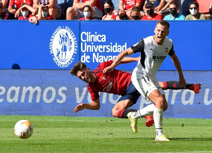 التشكيل المتوقع لمباراة أوساسونا وفالنسيا في الليجا