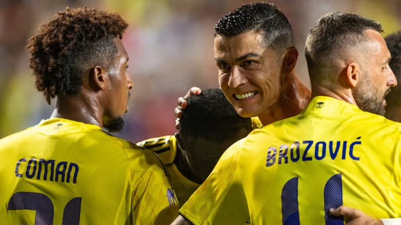 تعليق رونالدو المقتضب يثير ضجة عقب خماسية النصر (فيديو)