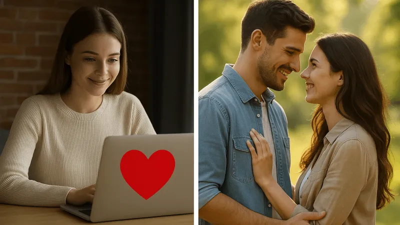 دراسة تكشف الفجوة بين الحب عبر الإنترنت والواقع