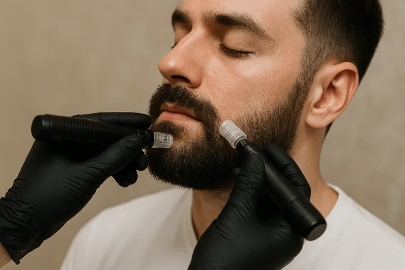 هل يساعد الوخز بالإبر الدقيقة على تكثيف اللحية؟ إليك الطريقة الصحيحة لاستخدامه