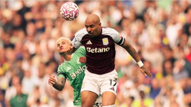 أستون فيلا يفرض التعادل على نيوكاسل بعشرة لاعبين 