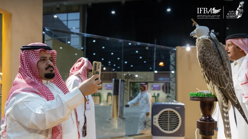 صفقات نادرة في الليلة السابعة للمزاد الدولي للصقور 2025