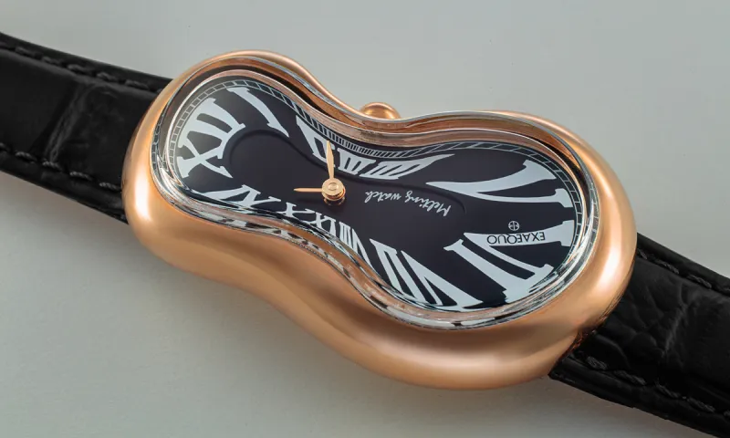 Exaequo تكشف عن ساعة Melting بالذهب الوردي (فيديو)