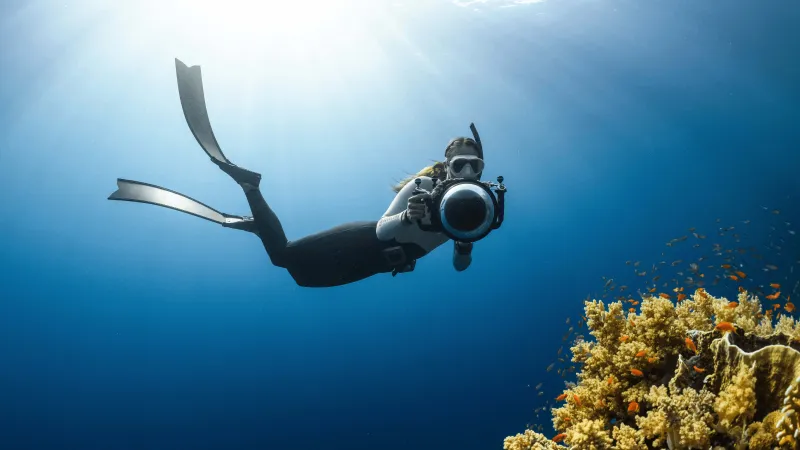 من تحدي الشاشات إلى تحدي الصخور…  مغامرات سعودية في جوف الكهوف المائية