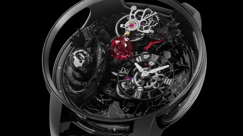 Jacob & Co تعيد إحياء أسطورة التنين في ساعة Astronomia Solar Dragon (فيديو)