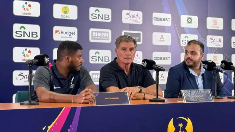 ماذا قال مدرب القادسية بعد الخماسية المدوية والخروج من كأس السوبر؟