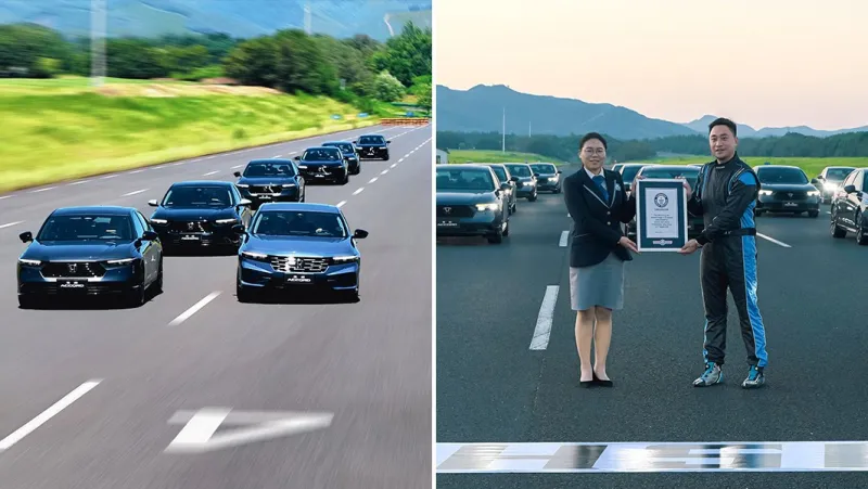 في 30 ثانية فقط.. Honda Accord تسجل إنجازًا عالميًا