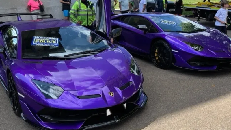 مصادرة سيارات فاخرة بقيمة 7 ملايين جنيه إسترليني في لندن.. فما السبب؟ (فيديو)