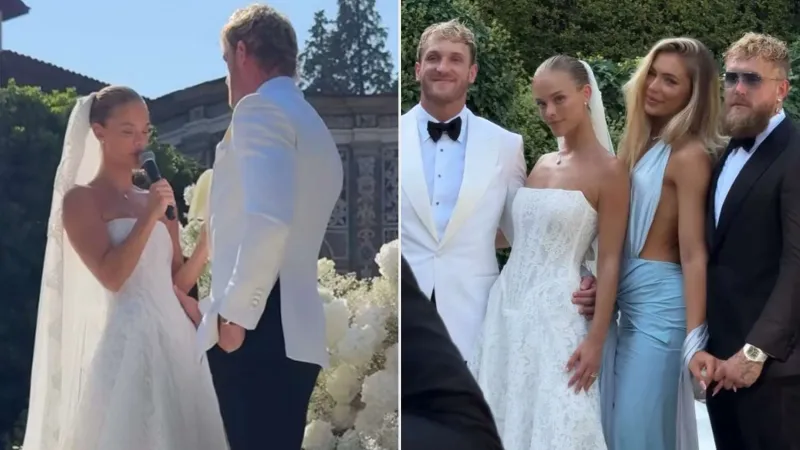 لوغان بول يتزوج نينا أغدال في حفل فاخر بإيطاليا (صور) 