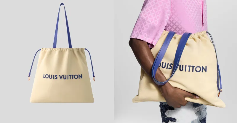 Dust Bag Tote.. لمسة جديدة من إبداع Louis Vuitton