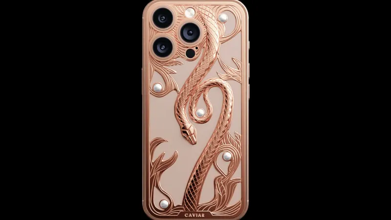 Caviar تكشف عن iPhone فاخر بتصميم Serpentis Pearl مع مواد نادرة
