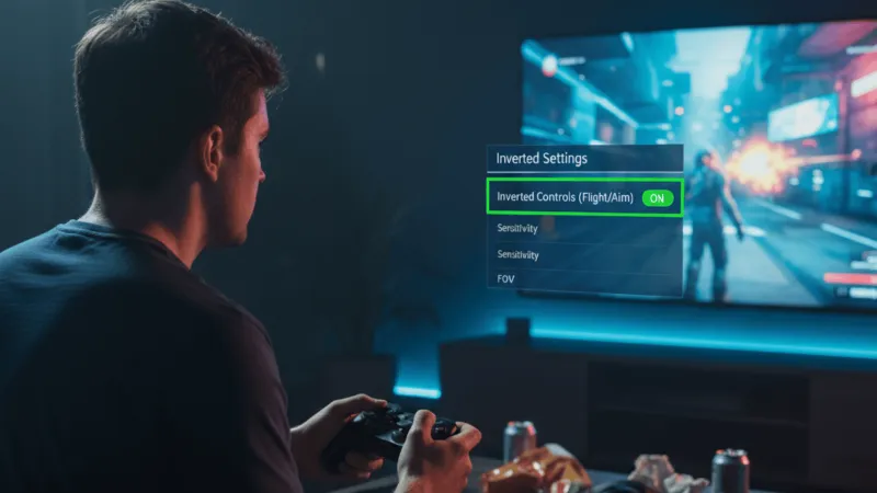 دراسة تفسر سر تفضيل بعض اللاعبين للتحكم المقلوب في الألعاب