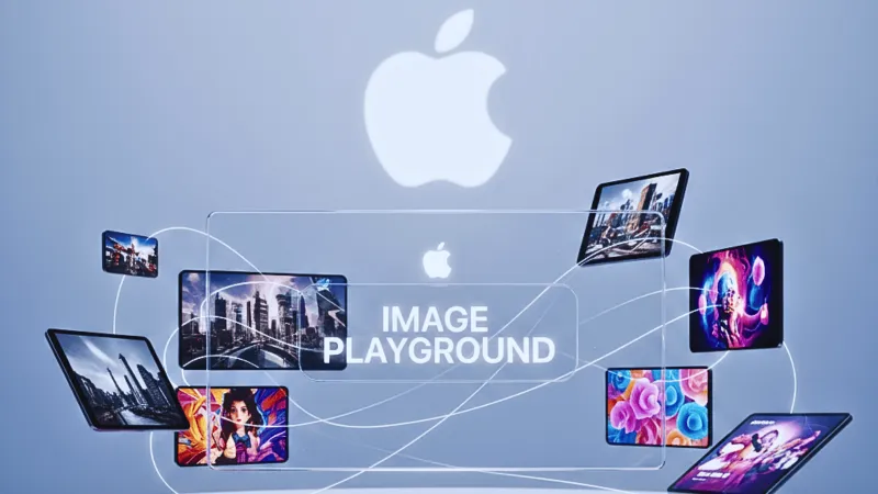 آبل تطور تطبيق إيميج بلايجرواند لتجربة توليد الصور بجودة فائقة