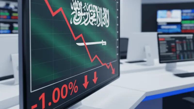 سوق الأسهم السعودية يتراجع 1% بتداولات 15 مليارًا 