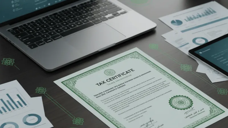 خطوات التسجيل وإصدار شهادة ضريبية عبر البوابة الإلكترونية للهيئة