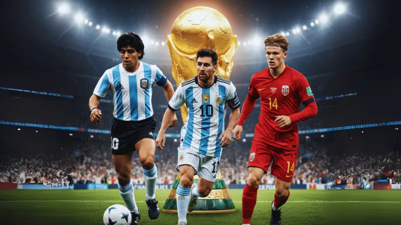 مارادونا وميسي وهالاند.. رحلة أساطير بدأت من كأس العالم للشباب