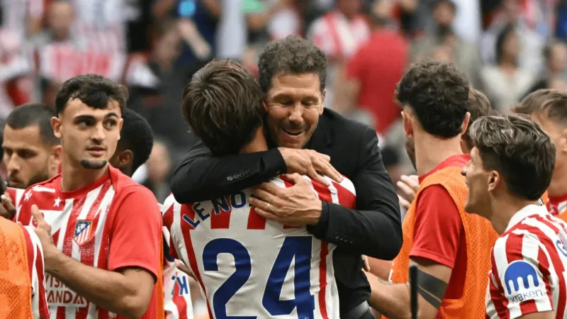 سر دموع سيميوني بعد الفوز التاريخي على ريال مدريد