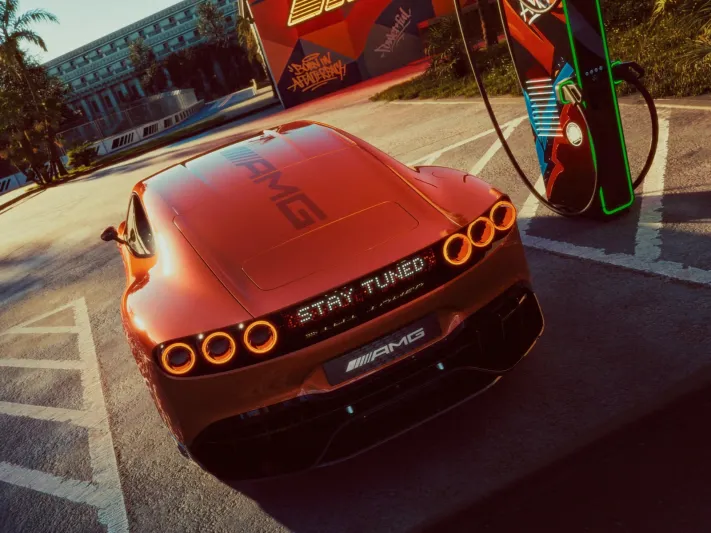 مرسيدس AMG GT XX الكهربائية.. صوت V8 وهمي وناقل حركة افتراضي (فيديو)
