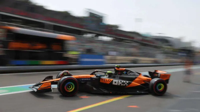 نوريس يتصدر التجارب الحرة في أذربيجان وسط فوضى على الحلبة