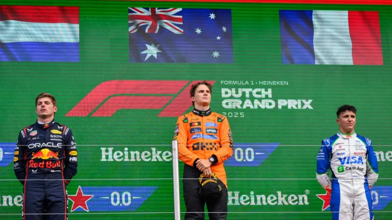 بياستري يعزز صدارته.. ترتيب بطولة السائقين بعد جائزة هولندا الكبرى 2025 (فيديو)