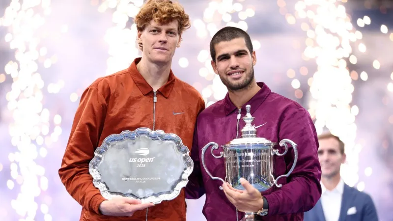 ألكاراز وسينر يتألقان في نهائي أمريكا بساعات رولكس الفاخرة