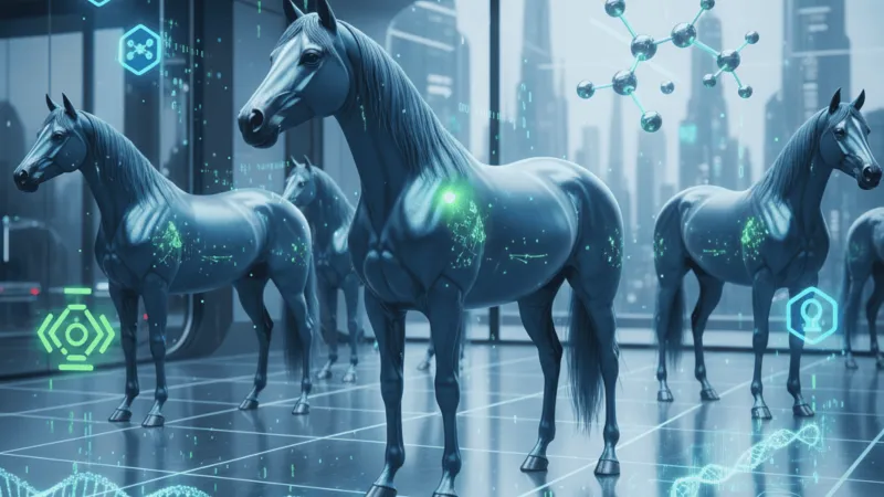 أول خيول معدلة وراثيًا بتقنية CRISPR-Cas9 تحقق سرعة استثنائية (فيديو)