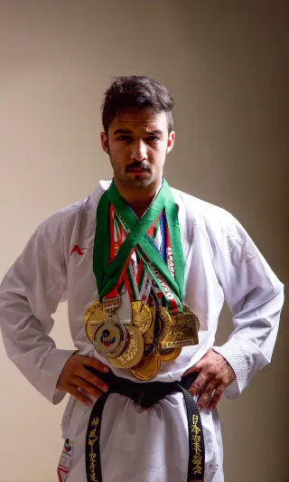 لاعب الكاراتيه السعودي عبدالله الحربي:  رفع راية وطني وسام لا يُقدّر بثمن وطموحاتي لا سقف لها