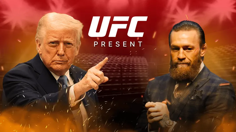 نزال UFC في البيت الأبيض يجمع ترامب وماكغريغور 