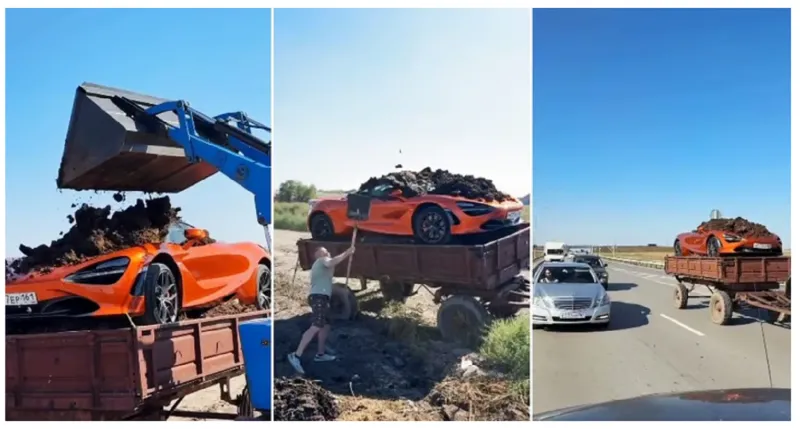  مغامر روسي يحوّل ماكلارين 720S إلى "خلاط إسمنت" لجذب متابعيه!