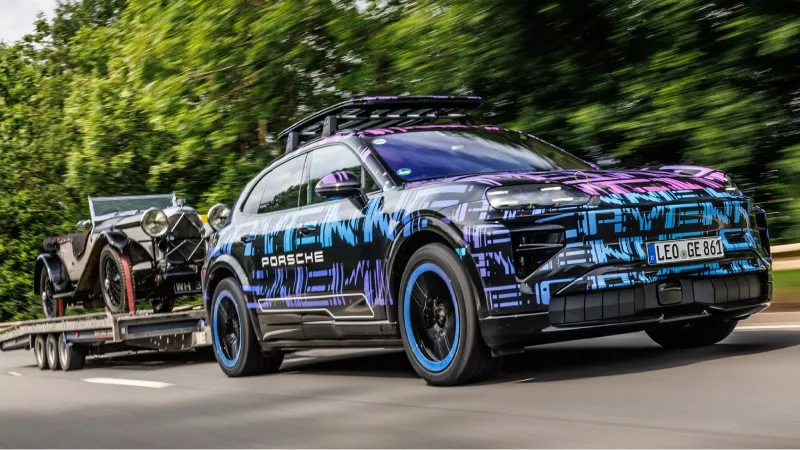 بورشه تكشف عن كايين الكهربائية.. 1000 حصان وتقنيات داخلية مذهلة