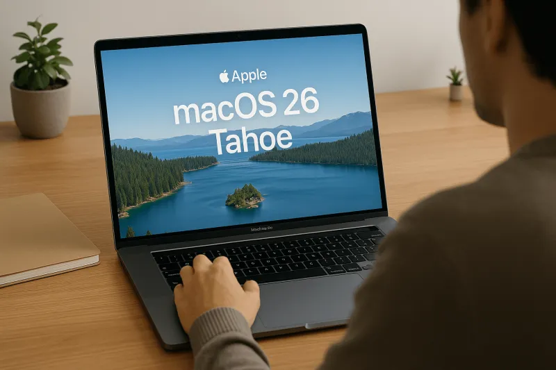 Apple تطلق macOS 26 Tahoe بميزات تصميم وذكاء بحثي