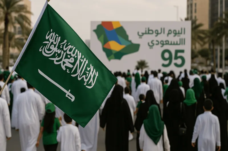 14 موقعًا يحتضن الألعاب النارية احتفالًا باليوم الوطني السعودي 95