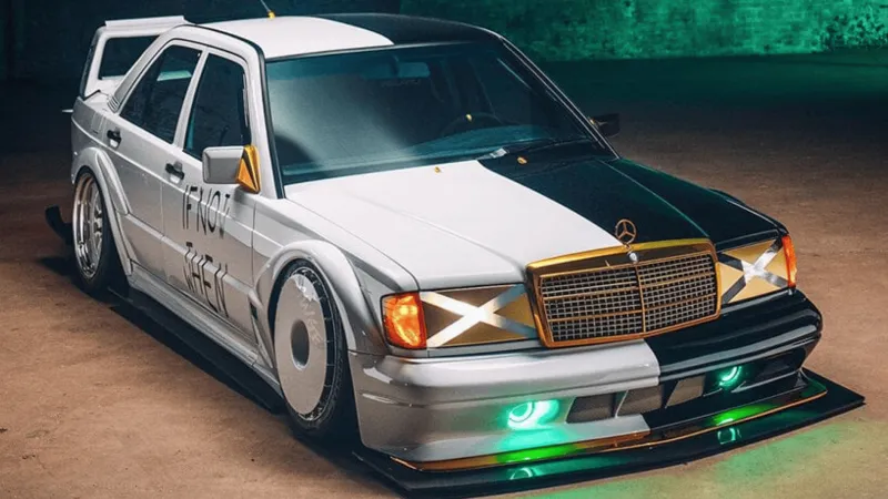 كأنها خرجت من عالم الخيال: شاهد المرسيدس الأسطورية المخصصة لـ A$AP Rocky 