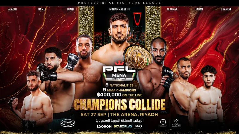 الرياض على موعد مع "تصادم الأبطال": نصف نهائي PFL MENA 2025