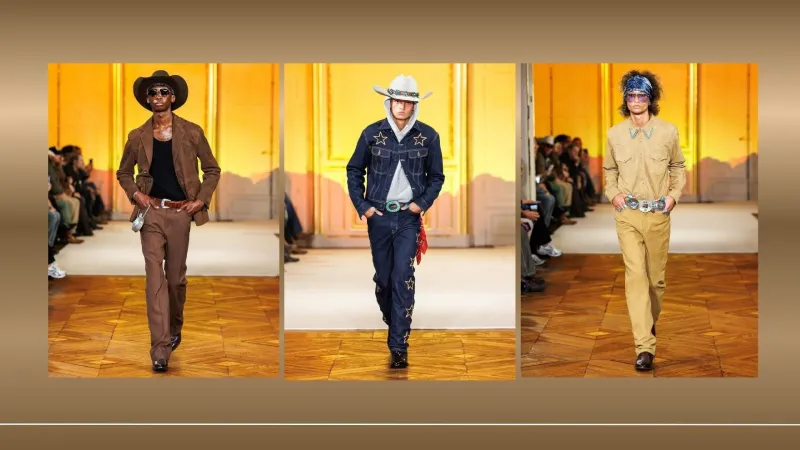 بوست مالون يطلق علامته التجارية في عرض أزياء فاخر بباريس (صور)