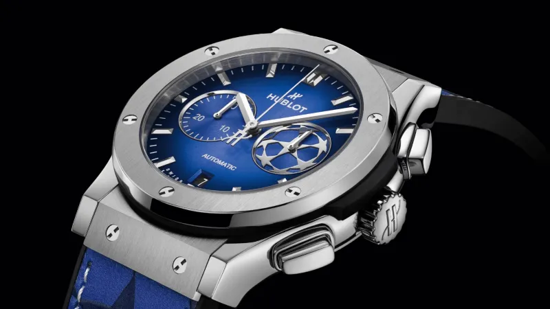 ساعة Hublot من التيتانيوم.. مبابي يطلق إصدارًا فاخرًا لأبطال أوروبا