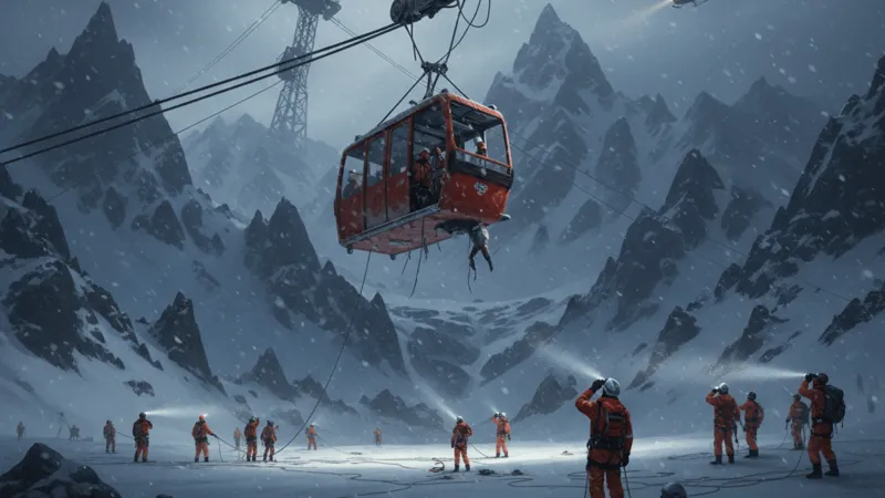 تلفريك سوفيتي قديم يتسبب بكارثة دامية على جبل إلبروس (فيديو)