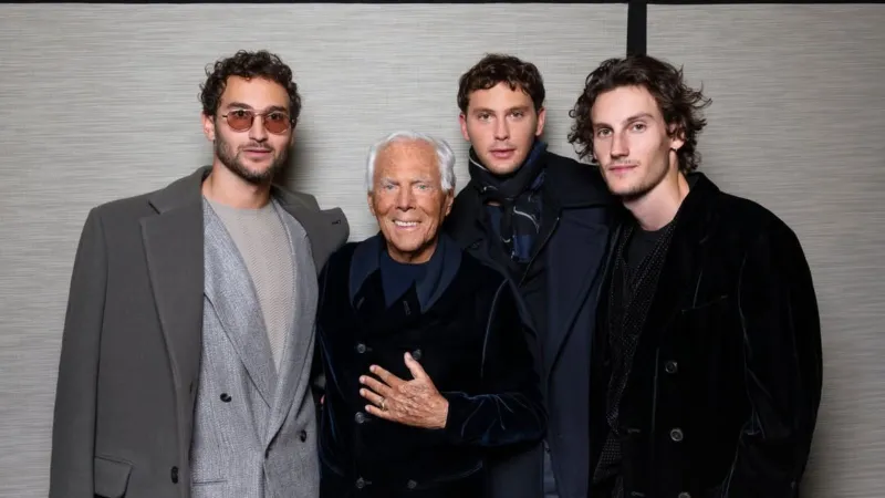 جورجيو أرماني يرسم ملامح مستقبل داره بهدوء