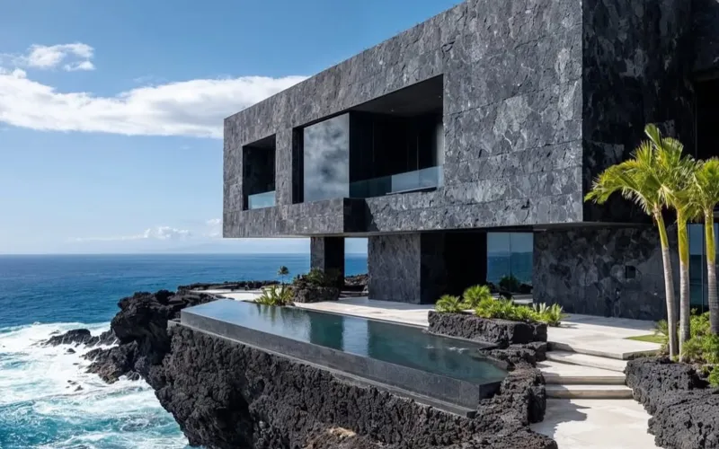 منزل على جرف هاواي.. رفاهية بلا حدود وإطلالات رائعة (صور)