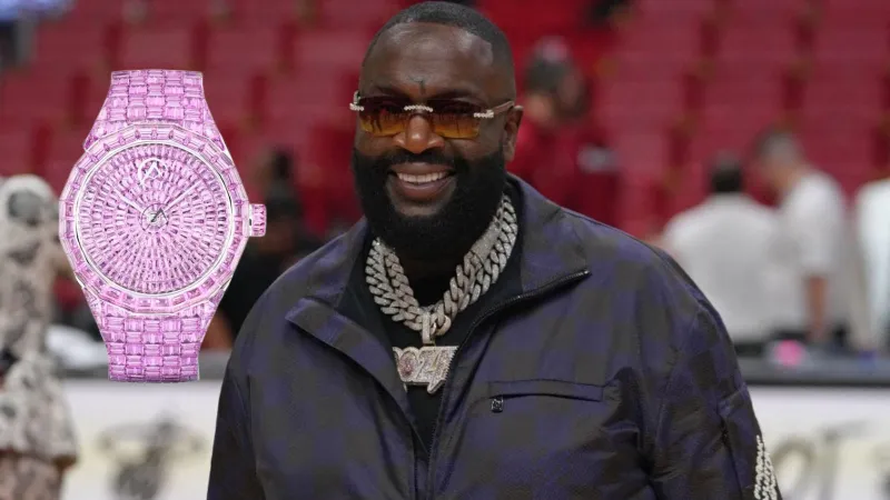 النجم الأمريكي ريك روس يختار ساعة هيو بينك سفاير بتصميم استثنائي وسعر مذهل