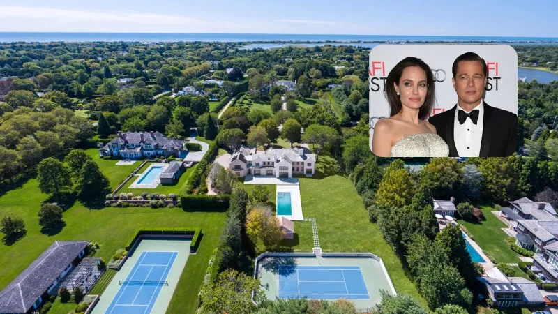 منزل براد بيت وأنجلينا جولي السابق في هامبتونز يعرض للبيع بـ35 مليون دولار