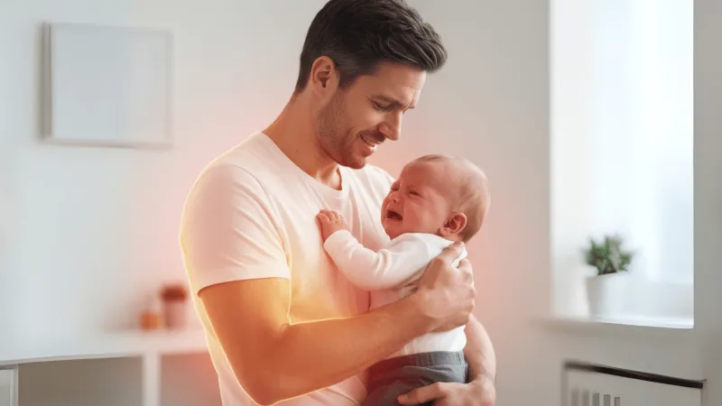 لماذا يرتفع تدفق الدم إلى الوجه عند سماع بكاء الطفل؟