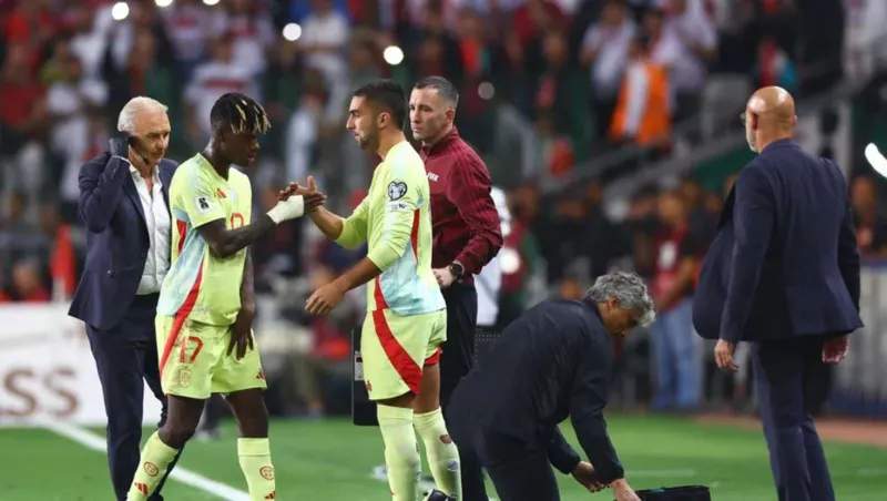 إصابة نيكو ويليامز تلقي بظلالها على تألق إسبانيا في تصفيات المونديال