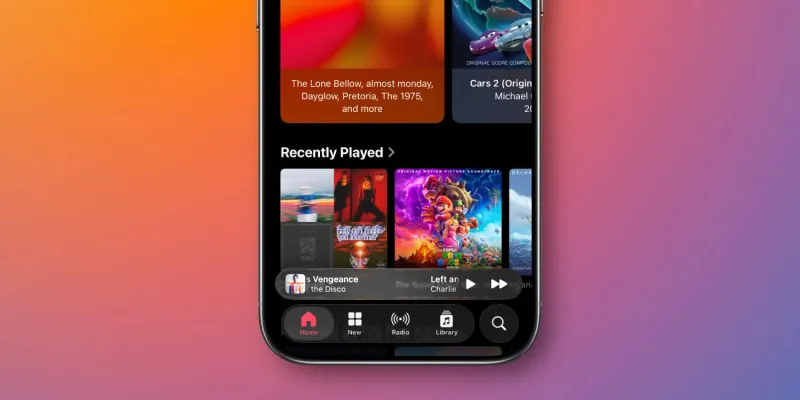 آبل تطلق ميزة السحب لتبديل الأغاني في آبل  ميوزك مع iOS 26.1